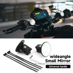 For 690 125 390 SMCR ENDURO 125 390 Enduro R 2025 KLX 230 250 300 Motorcycle Circular handle rearview Wide angle Small mirror