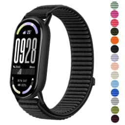 Nylon Braided Loop Strap For Xiaomi Mi Band 10/9/8 SmartWatch Replaceable Metal Buckle Wristband For Xiaomi Mi Band 10 Bracelet