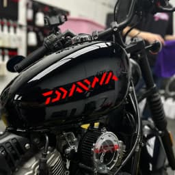 JDM Daiwa Logo Motorcycle Modification Sticker Waterproof Vinyl Decal for Gas Tank Fuel Tank Decor