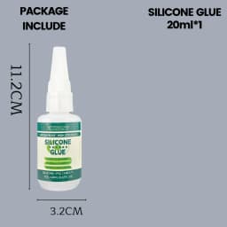 Fishing Soft Lure Silicone Glue Fast Bond Silicone PVC Soft Bait Metal Lead Strong Adhesive Waterproof Low Whitening Repair Glue