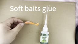 Fishing Soft Lure Silicone Glue Fast Bond Silicone PVC Soft Bait Metal Lead Strong Adhesive Waterproof Low Whitening Repair Glue