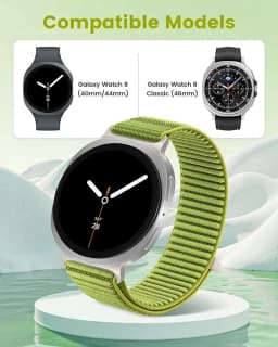 Nylon Strap for Samsung Galaxy Watch 8 8 Classic 46mm Adjustable Bracelet Samsung Galaxy Watch 9 8 44mm 40mm Correa Accessories