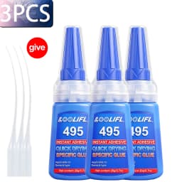 LOOLIFL Super Strong Nail Glue For False Nails Soft Nail Tips Quick Drying Suitable Nail Art Beginners Adhesive Long Lasting