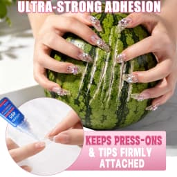 LOOLIFL Super Strong Nail Glue For False Nails Soft Nail Tips Quick Drying Suitable Nail Art Beginners Adhesive Long Lasting