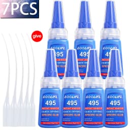 LOOLIFL Super Strong Nail Glue For False Nails Soft Nail Tips Quick Drying Suitable Nail Art Beginners Adhesive Long Lasting