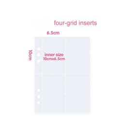 Korean Style A5 Binder Organization Ring Binder Loose-Leaf PP Notebook Scrub Inner Core Cover Note Book Journal Planner Office