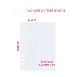 Korean Style A5 Binder Organization Ring Binder Loose-Leaf PP Notebook Scrub Inner Core Cover Note Book Journal Planner Office