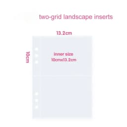 Korean Style A5 Binder Organization Ring Binder Loose-Leaf PP Notebook Scrub Inner Core Cover Note Book Journal Planner Office