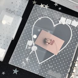 Korean Style A5 Binder Organization Ring Binder Loose-Leaf PP Notebook Scrub Inner Core Cover Note Book Journal Planner Office
