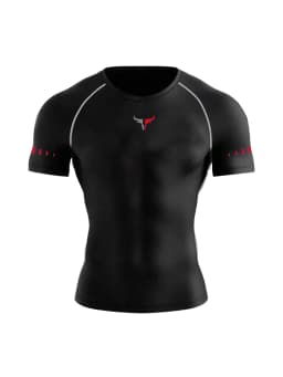 Men's Compression T-Shirt Quick Dry Breathable Elastic Gym Tee Multi Colors Available for All Seasons Running Fit Single Piece