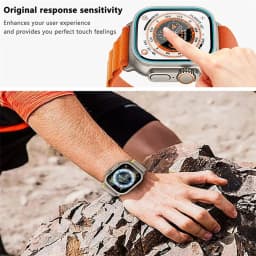 3PCS Tempered Glass For Apple Watch Ultra 2 49mm Anti-Scratch Screen Protector iWatch Ultra Seconds Installation Protective Film