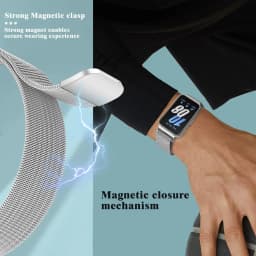 Milanese Loop Strap for Samsung Galaxy Fit 3 Band Magnetic Stainless Steel Bracelet Wristband Correa Samsung Galaxy Fit 3 Belt