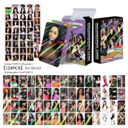 55/92/142Pcs Idol KATSEYE Album Gabriela Lomo Cards LARA DANIELA HD Printd Photocards Stickers MANON MEGAN YOONCHAE Fans Gift