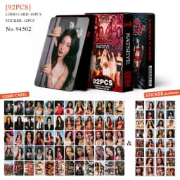 55/92/142Pcs Idol KATSEYE Album Gabriela Lomo Cards LARA DANIELA HD Printd Photocards Stickers MANON MEGAN YOONCHAE Fans Gift