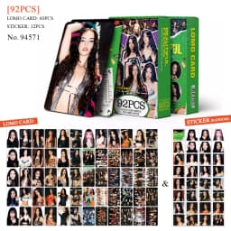55/92/142Pcs Idol KATSEYE Album Gabriela Lomo Cards LARA DANIELA HD Printd Photocards Stickers MANON MEGAN YOONCHAE Fans Gift