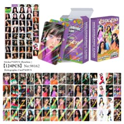55/92/142Pcs Idol KATSEYE Album Gabriela Lomo Cards LARA DANIELA HD Printd Photocards Stickers MANON MEGAN YOONCHAE Fans Gift