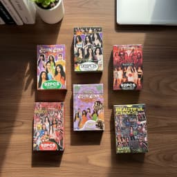 55/92/142Pcs Idol KATSEYE Album Gabriela Lomo Cards LARA DANIELA HD Printd Photocards Stickers MANON MEGAN YOONCHAE Fans Gift