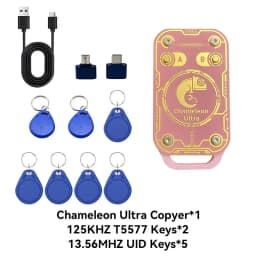 Chameleon Ultra V3.0 Mini RFID NFC Reader Writer Smart Card Emulator 125KHz 13.56MHz T5577 Keychain Duplicator