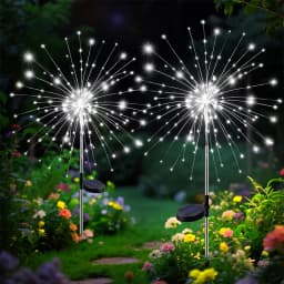New 420LED Firework Garden Decor Solar Lights Outdoor Waterproof Fairy Flower Path Light for Courtyard Street Lawn Patio Balcony