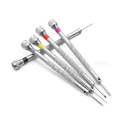 0.6-2.0mm Precision Screwdriver Set for Watchmaker High Hardness Steel Micro Cross Repair Tools Kit for Watches Glasses Jewelry