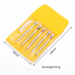 0.6-2.0mm Precision Screwdriver Set for Watchmaker High Hardness Steel Micro Cross Repair Tools Kit for Watches Glasses Jewelry