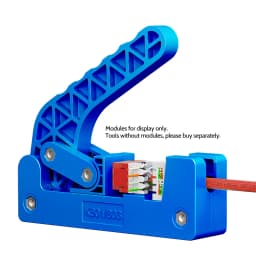 AMPCOM Punch Down Plier Specialized For AMPCOM 180° RJ45 Keystone Jack ,CAT6 CAT5E Ethernet Cable Termination Punchdown Tool