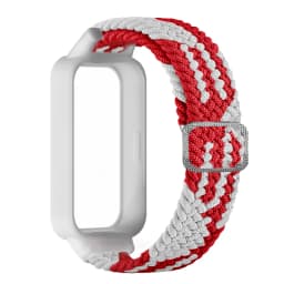 Braided solo loop Strap+Case for Redmi band 3 2 accessories Nylon Sport Adjustable bracelet correa for Xiaomi Miband 9 8 Active