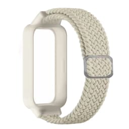 Braided solo loop Strap+Case for Redmi band 3 2 accessories Nylon Sport Adjustable bracelet correa for Xiaomi Miband 9 8 Active