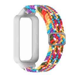 Braided solo loop Strap+Case for Redmi band 3 2 accessories Nylon Sport Adjustable bracelet correa for Xiaomi Miband 9 8 Active