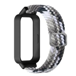 Braided solo loop Strap+Case for Redmi band 3 2 accessories Nylon Sport Adjustable bracelet correa for Xiaomi Miband 9 8 Active