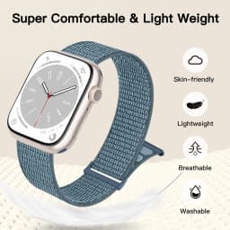 Nylon Loop Strap for Apple Watch Band 46mm 42mm 45mm 44mm 49mm 41mm 40mm Sport Strap for IWatch Ultra 2 Series 11 10 9 8 7 5 SE