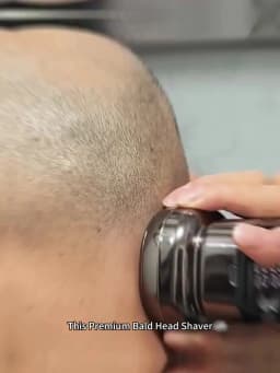 Multi-functional Electric Shaver with Automatic Haircutting, Shaving, Charging, Portability, and Push-Scissor Features