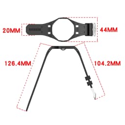 2 IN 1 PC Case+Silicone Strap For Swatch X AP Royal Pop Pocket Watch Changer To Wristwatch Integrated Modification Accessories