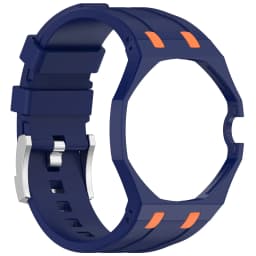 2 IN 1 PC Case+Silicone Strap For Swatch X AP Royal Pop Pocket Watch Changer To Wristwatch Integrated Modification Accessories