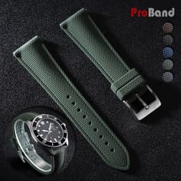 Watchband 20mm 21mm 22mm FKM Rubber Watch Strap Quick-Release Bracelet for Omega for Rolex for Seiko Band Nylon Silicone Belts