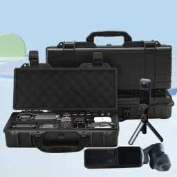 1pc Hard Shell Portable Storage Box with Foam Insert, Shockproof Tool Organizer for Outdoor and Workshop Use