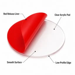 10-100Pcs Transparent Acrylic Double Sided Tape Pads Waterproof No Trace Super Strong Self Adhesive Stickers for Car Home