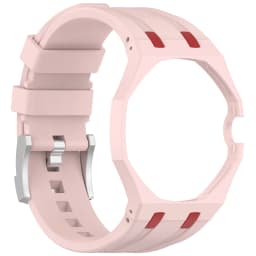 Luxury watch case Rubber Strap For SWATCH Royal Po Pocket watch Changer to Wristwatch Integrated Modification Kit