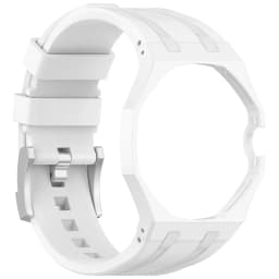 Luxury watch case Rubber Strap For SWATCH Royal Po Pocket watch Changer to Wristwatch Integrated Modification Kit