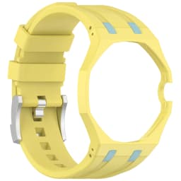 Luxury watch case Rubber Strap For SWATCH Royal Po Pocket watch Changer to Wristwatch Integrated Modification Kit