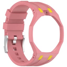 Luxury watch case Rubber Strap For SWATCH Royal Po Pocket watch Changer to Wristwatch Integrated Modification Kit