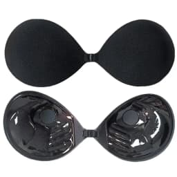 Palm Invisible Push Up Bra Women Backless Strapless Bra Seamless Front Closure Bralette Underwear Silicone Self-Adhesive Bra Pad