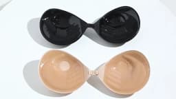 Palm Invisible Push Up Bra Women Backless Strapless Bra Seamless Front Closure Bralette Underwear Silicone Self-Adhesive Bra Pad