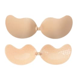 Palm Invisible Push Up Bra Women Backless Strapless Bra Seamless Front Closure Bralette Underwear Silicone Self-Adhesive Bra Pad