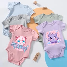 Pokemons Boys Girls Baby Jumpsuit Cotton Newborn  Games Multiple Roles Cute Anime 3-24m Infant Clothes Safe Soft Romper Bodysuit