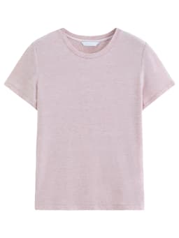 FSLE 2026 Summer Women's Soft Skin-Friendly Short Sleeve U-Neck & Round Neck Structured Shoulder Tee