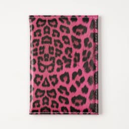 Leopard Print Passport Protective Cover Travel Passport Holder Wallet Gift PU Leather Card Case Cover Unisex Storage Bag