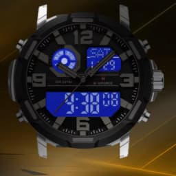 NAVIFORCE Men Military Quartz Watch 50M Waterproof Sports Wristwatch Slate Gray Dial White Arabic Numeral Scale Male Watch