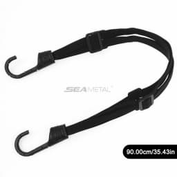 Motorcycle Back Seat Helmet Strips Elastic Rope Motorcycle Helmet Fixed Strap Adjustment Fix Rope Goods Strap 60cm/90cm