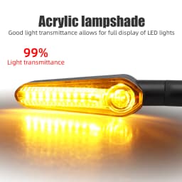 1/2 Pair MT-09 Motor LED Turn Signal Indicator Light For Yamaha YZF R6 R1 R3 R7 R9 R15 MT07 TRACER 700 900 9/GT XSR 700 XJ6 FZ1